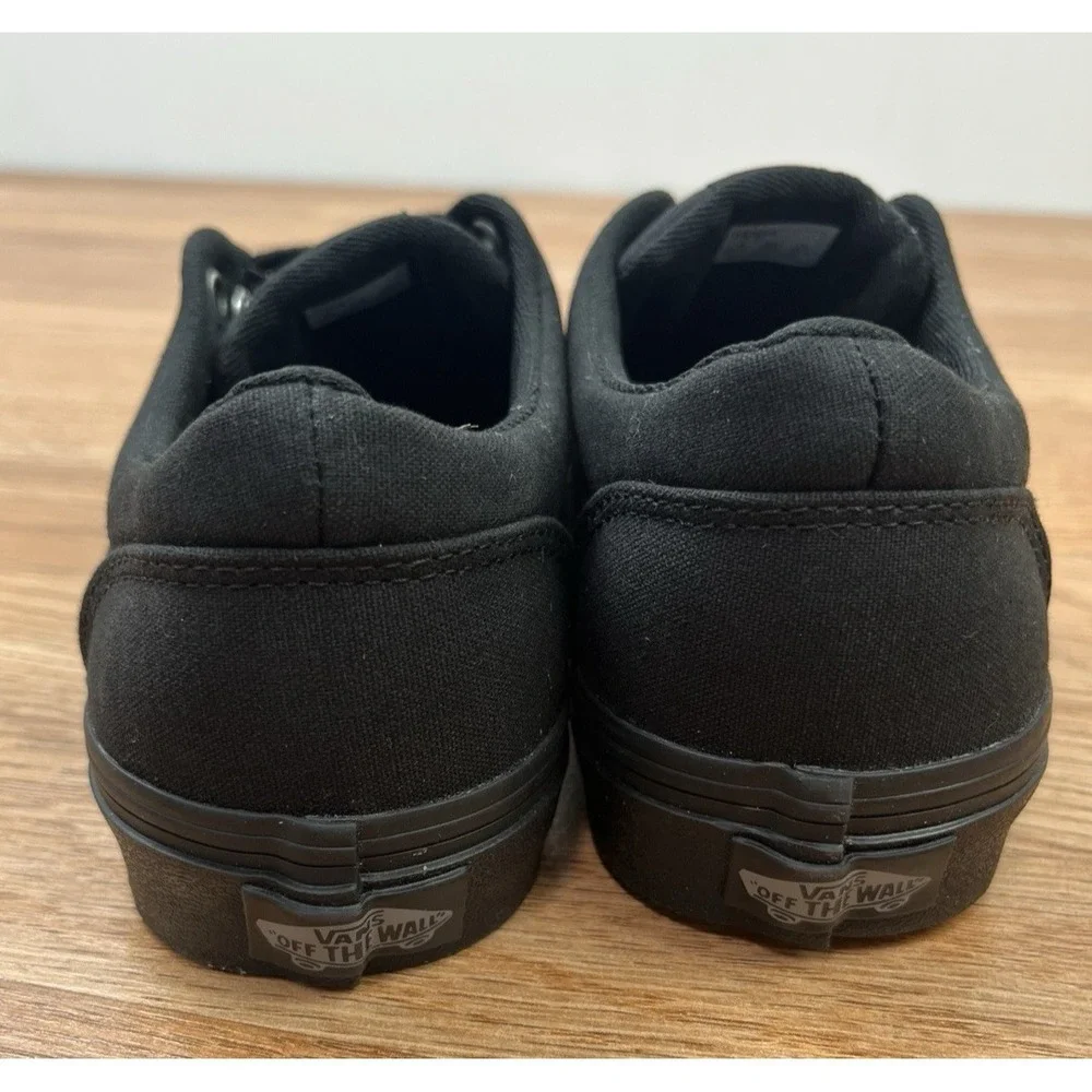 Vans Women's Doheny Canvas Sneakers Black/Black Size‎ 7 NEW in Box